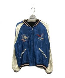 東洋エンタープライズ×AVIREX（トウヨウエンタープライズ×アヴィレックス）の古着「SOUVENIR JACKET FAR EAST CRUISE(スーベニア ジャケット ファー イースト クルーズ)」｜ブルー