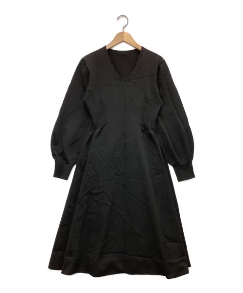 CELFORD（セルフォード）CELFORD (セルフォード) ホールガーメントワンピース ブラック サイズ:38の古着・服飾アイテム
