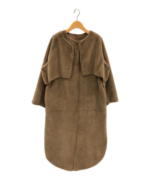 Ameri（アメリ）Ameri (アメリ) MANY WAY USEFUL BOA COAT ブラウン サイズ:Mの古着・服飾アイテム