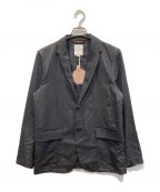 RE MADE IN TOKYO JAPANアールイーメイドイントウキョウジャパン）の古着「Wool Flannel Cover All Jacket」｜チャコールグレー