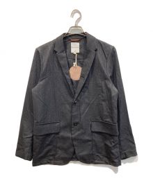 RE MADE IN TOKYO JAPAN（アールイーメイドイントウキョウジャパン）の古着「Wool Flannel Cover All Jacket」｜チャコールグレー