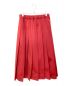 COMME des GARCONS (コムデギャルソン) AD2022 jersey pleated skirt (ジャージプリーツスカート) レッド サイズ:M：14000円