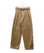 Graphpaperグラフペーパー）の古着「Chino Belted Pants」｜ベージュ