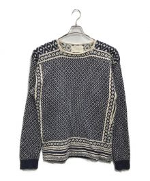 TODAYFUL（トゥデイフル）の古着「Nordic Over Knit(ノルディックオーバーニット)」｜ネイビー