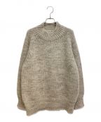 Maison Margielaメゾンマルジェラ）の古着「ALPACA HINECK KNIT SWEATER(アルパカハイネックニットセーター)」｜ベージュ