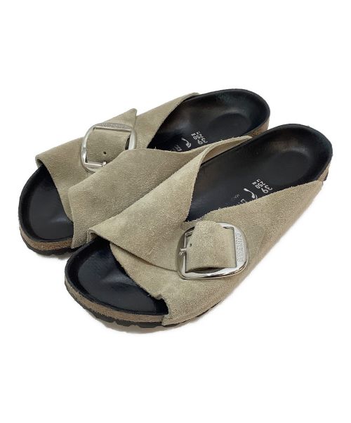 BIRKENSTOCK（ビルケンシュトック）BIRKENSTOCK (ビルケンシュトック) BEAUTY&YOUTH (ビューティーアンドユース) サンダル ベージュ サイズ:25の古着・服飾アイテム