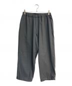 Graphpaperグラフペーパー）の古着「Stretch Kersey Track Pants　GM213-40220」｜グレー