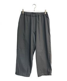 Graphpaper（グラフペーパー）の古着「Stretch Kersey Track Pants　GM213-40220」｜グレー