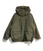 EPIC×+PHENIXエピック×フェニックス）の古着「Side Zip Hooded Tech Down Jacket　epc230846」｜カーキ