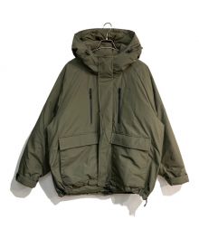 EPIC×+PHENIX（エピック×フェニックス）の古着「Side Zip Hooded Tech Down Jacket　epc230846」｜カーキ