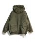 EPIC（エピック）の古着「Side Zip Hooded Tech Down Jacket　epc230846」｜カーキ