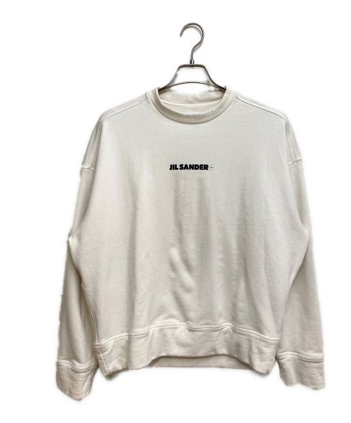 JIL SANDER+（ジルサンダープラス）JIL SANDER+ (ジルサンダープラス) プルオーバーコットンスウェット ホワイト サイズ:XSの古着・服飾アイテム