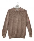 C.Eシーイー キャブエンプト）の古着「SIDE RIB LOOSE NET KNIT」｜ベージュ