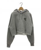 DEUXIEME CLASSEドゥーズィエム クラス）の古着「BTN Short Hoodie」｜グレー