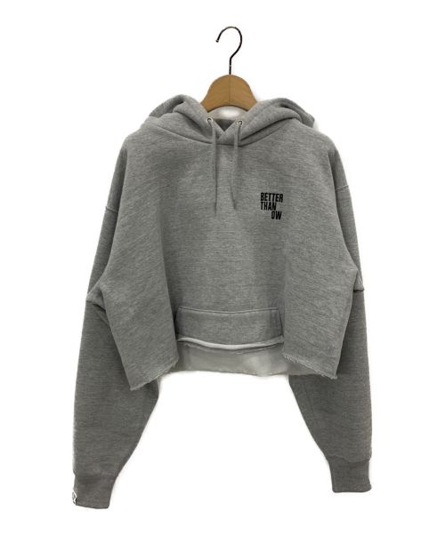 DEUXIEME CLASSE（ドゥーズィエム クラス）DEUXIEME CLASSE (ドゥーズィエム クラス) BTN Short Hoodie グレー サイズ:-の古着・服飾アイテム