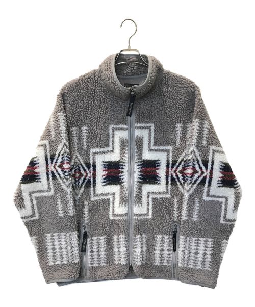 PENDLETON（ペンドルトン）PENDLETON (ペンドルトン) フリースジャケット　9475-7208 グレー サイズ:Lの古着・服飾アイテム