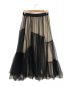 MURRAL (ミューラル) Leaf vein tulle skirt ブラック サイズ:2：18000円