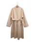 AURALEE (オーラリー) SUPER FINE MELTON LONG COAT ピンク サイズ:1：40000円