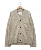 MHLエムエイチエル）の古着「WOOL ALPACA LINEN CARDIGAN」｜ベージュ