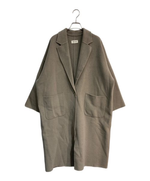 evam eva（エヴァムエヴァ）evam eva (エヴァムエヴァ) tailored coat　E223T160 ベージュ サイズ:2の古着・服飾アイテム