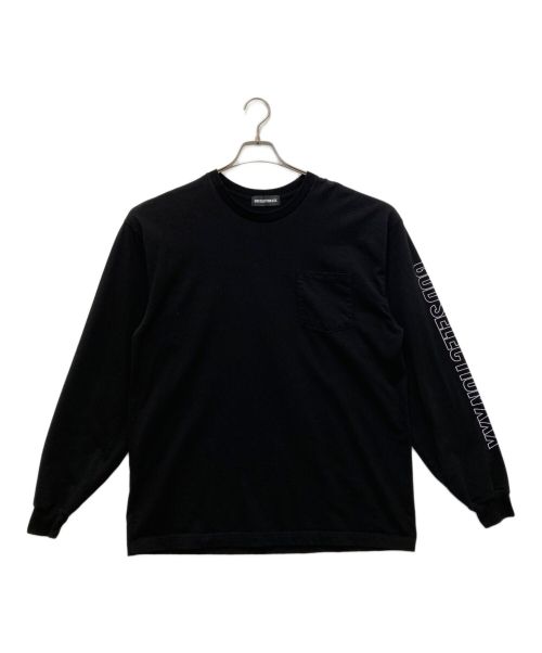 GOD SELECTION XXX（ゴッドセレクショントリプルエックス）GOD SELECTION XXX (ゴッドセレクショントリプルエックス) LONG SLEEVE T-SHIRT ブラック サイズ:XLの古着・服飾アイテム