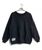 DESCENDANTディセンダント）の古着「PE CREW NECK」｜ブラック