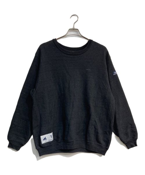 DESCENDANT（ディセンダント）DESCENDANT (ディセンダント) PE CREW NECK ブラック サイズ:1の古着・服飾アイテム