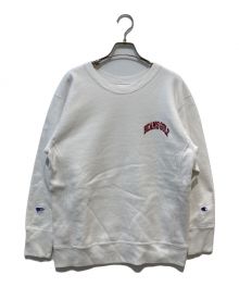 BEAMS GOLF×Champion REVERSE WEAVE（ビームスゴルフ×チャンピオン リバース ウィーブ）の古着「別注 リバースウィーブ スウェット」｜ホワイト