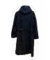 REGULATION Yohji Yamamoto (レギュレーションヨウジヤマモト) 15AW Wool Hooded Coat（ウールフーデッドコート） ブラック サイズ:1：35000円