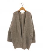 UNFILアンフィル）の古着「stretch superkid mohair cardigan」｜ベージュ