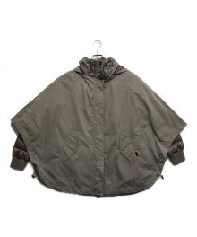 WOOLRICH×TOMORROW LAND（ウールリッチ×トゥモローランド）の古着「ダウンライニングマント」｜ベージュ