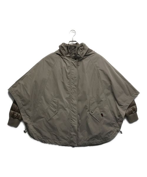 WOOLRICH（ウールリッチ）WOOLRICH (ウールリッチ) TOMORROW LAND (トゥモローランド) ダウンライニングマント ベージュ サイズ:Sの古着・服飾アイテム