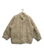 CLANEクラネ）の古着「CURL FUR SHORT COAT」｜アイボリー