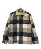 GUY ROVER×BEAMSギローバー×ビームス）の古着「WOOL BUFFALO CHECK BLOUSON」｜ネイビー