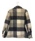 GUY ROVER (ギローバー) BEAMS (ビームス) WOOL BUFFALO CHECK BLOUSON ネイビー サイズ:L：18000円