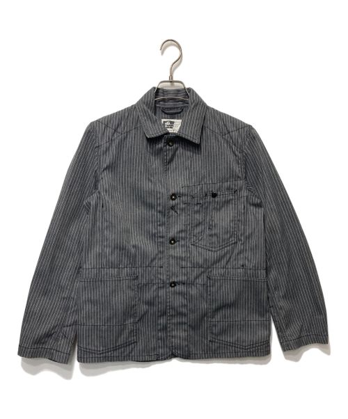 Engineered Garments（エンジニアド ガーメンツ）Engineered Garments (エンジニアド ガーメンツ) ヒッコリーカバーオール グレー サイズ:Sの古着・服飾アイテム