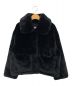 jakke.（ジャッキー）の古着「FAUX FUR CROPPED JACKET」｜ブラック