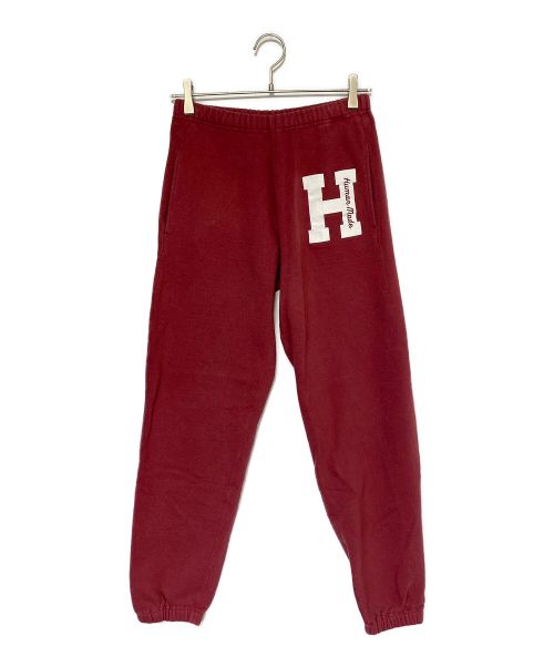 HUMAN MADE（ヒューマンメイド）HUMAN MADE (ヒューマンメイド) SWEAT PANTS ボルドー サイズ:Sの古着・服飾アイテム