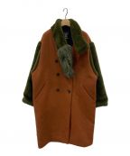 PAMEO POSEパメオポーズ）の古着「Tail Muff Coat」｜ブラウン