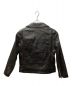 beautiful people (ビューティフルピープル) vintage leather riders jacket /ビンテージレザーライダースジャケット ブラック サイズ:150：25000円