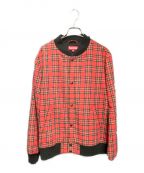 SUPREMEシュプリーム）の古着「Plaid Bomber/チェックブルゾン」｜レッド