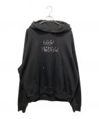 OFFWHITEオフホワイト）の古着「NEEN ARROW SKATE HOODIE」｜ブラック