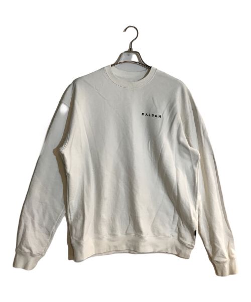 MALBON（マルボン）MALBON (マルボン) EAGLE CREWNECK ホワイト サイズ:Lの古着・服飾アイテム