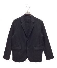 URU（ウル）の古着「WOOL PONCH / 2 BUTTON JACKET」｜ネイビー