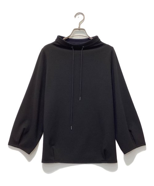 theory（セオリー）theory (セオリー) Double Knit Lt Drawstring Top ブラック サイズ:Sの古着・服飾アイテム