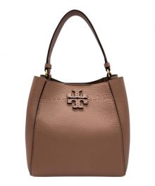 TORY BURCH（トリーバーチ）の古着「マックグロー スモールバケットバッグ」｜ピンク