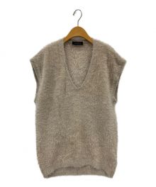 STUMBLY（スタンブリ―）の古着「Fur Touch Knit Vest」｜ベージュ