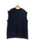 ADAWAS (アダワス) KNIT TWEED 2POCKETS VEST ブラック サイズ:FREE：7000円