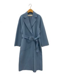 THE SHINZONE（ザ シンゾーン）の古着「DOUBLE WRAP COAT」｜スカイブルー