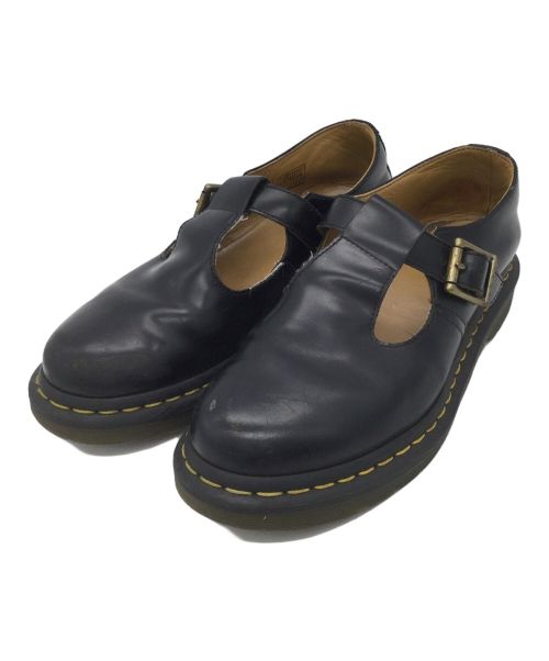 Dr.Martens（ドクターマーチン）Dr.Martens (ドクターマーチン) POLLEY Tバーシューズ AW006 CK 10Q ブラック サイズ:24.5の古着・服飾アイテム